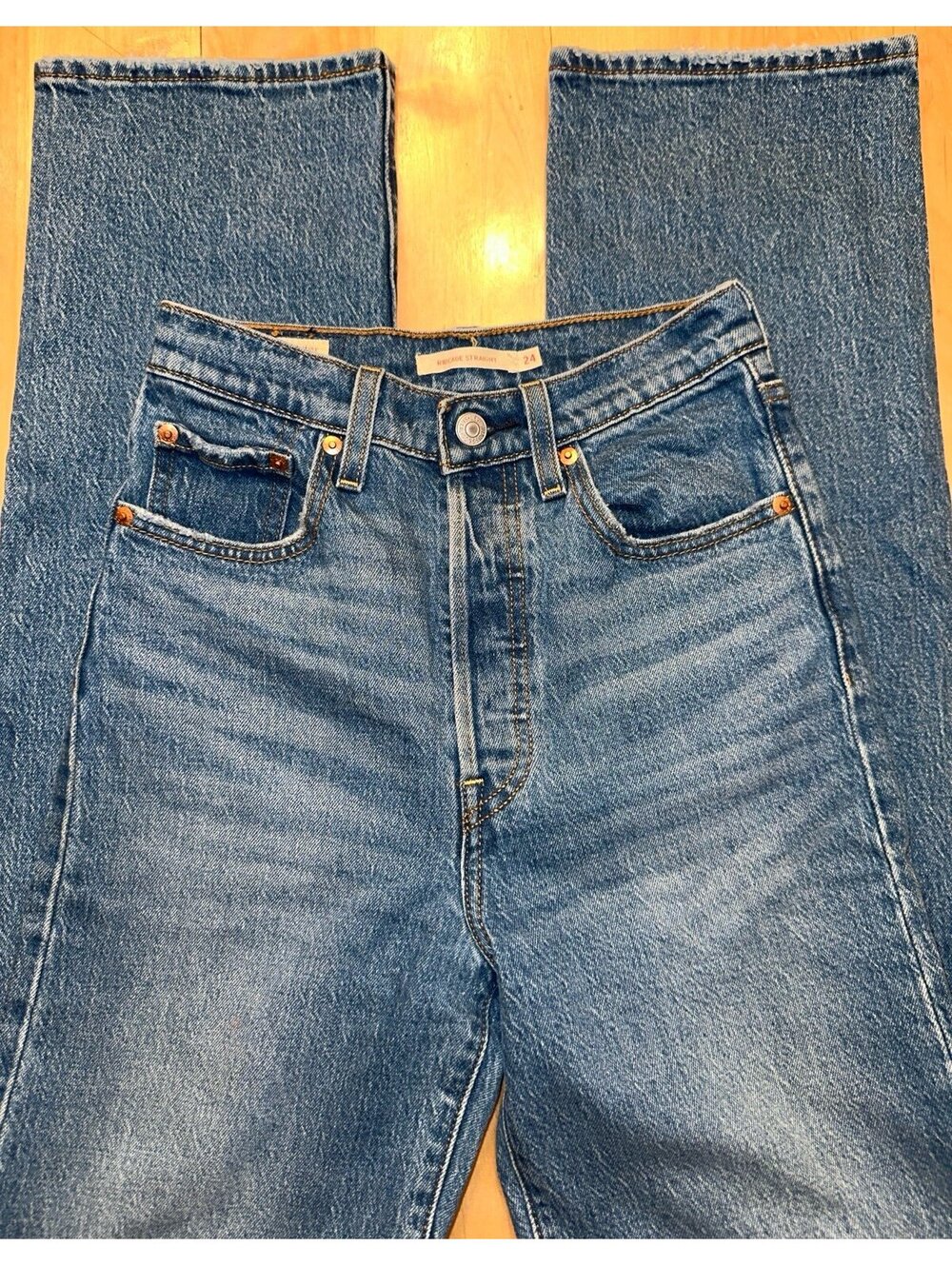 Levi’s womens Ribcage straight full length - Picture 6 of 9